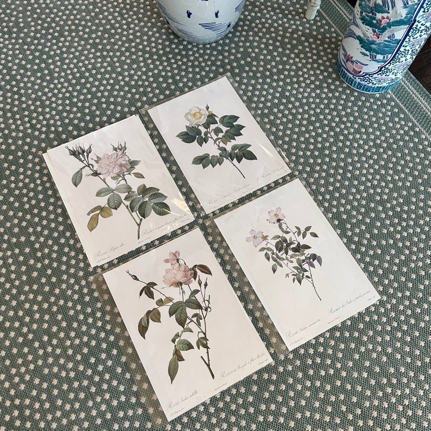 Botanical Rose Prints (set of 4)