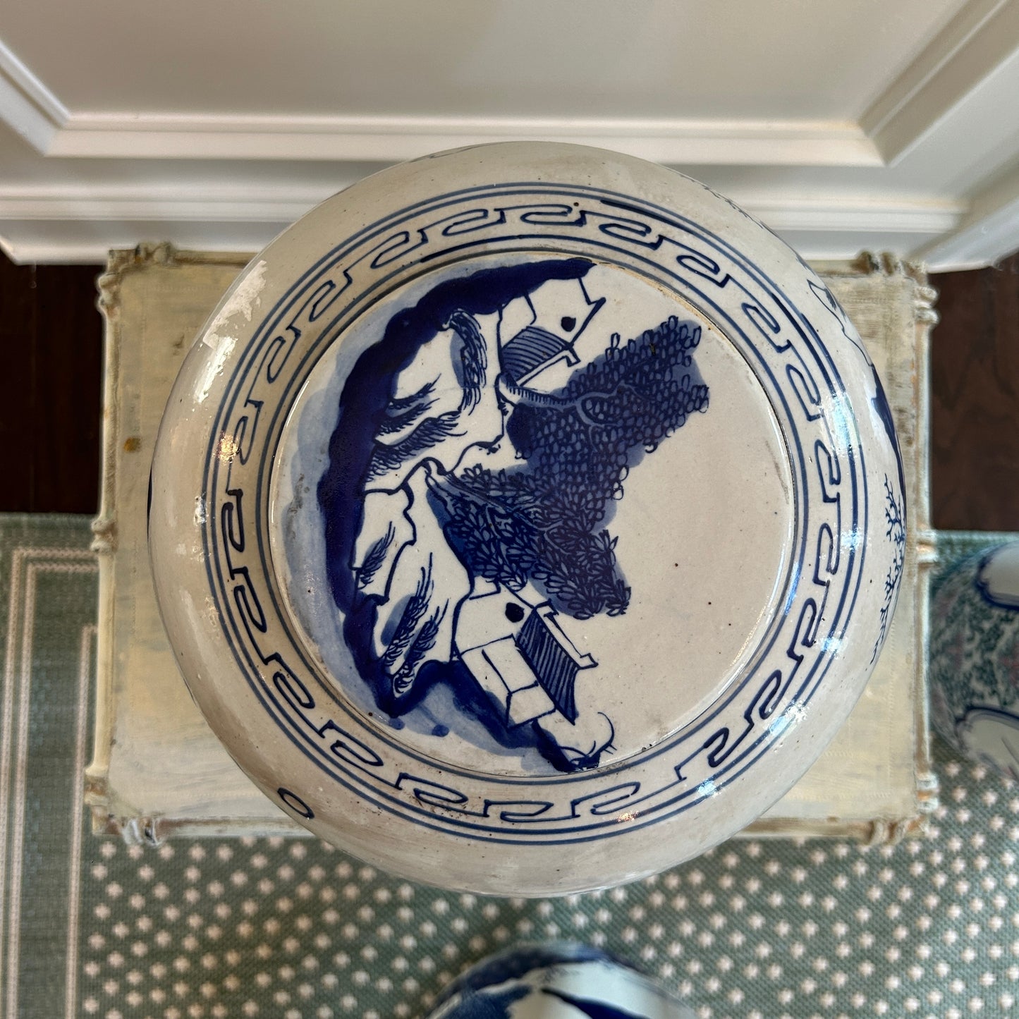 Qing Dynasty Blue and White Ginger Jar