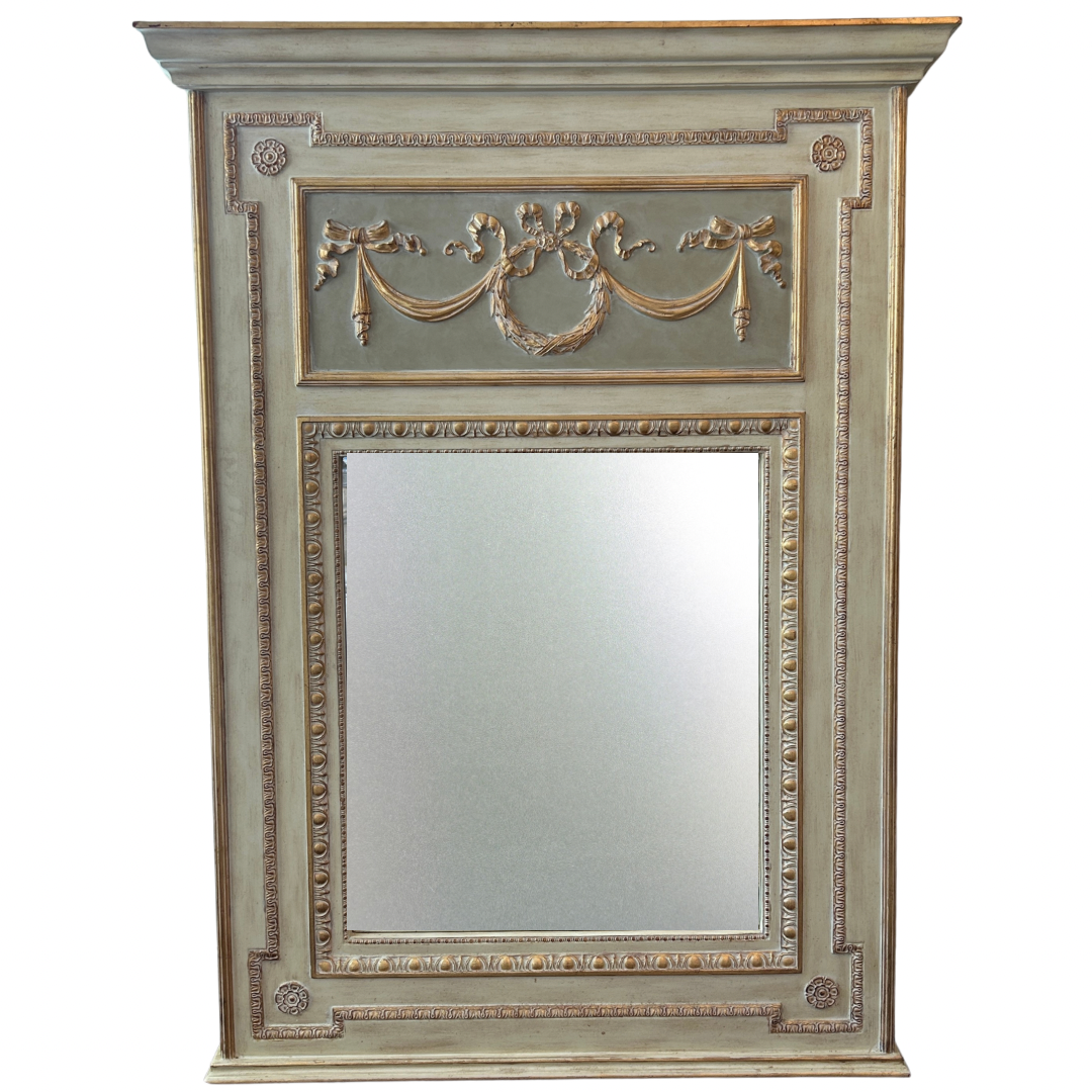 Louis XVI Trumeau Wall Mirror