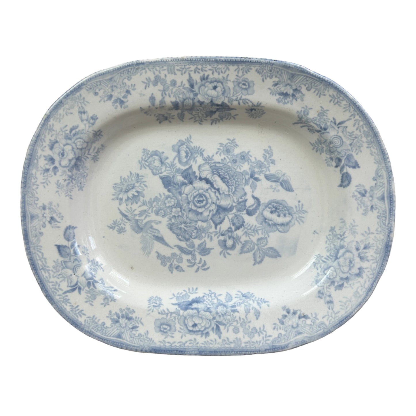 Blue Asiatic Pheasant Platter