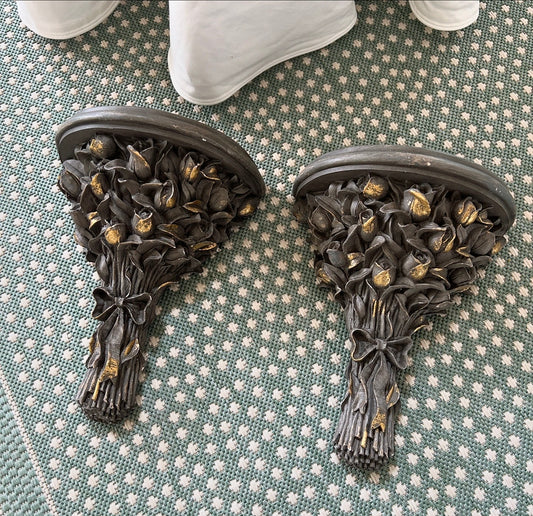 Pair of Bouquet Sconces