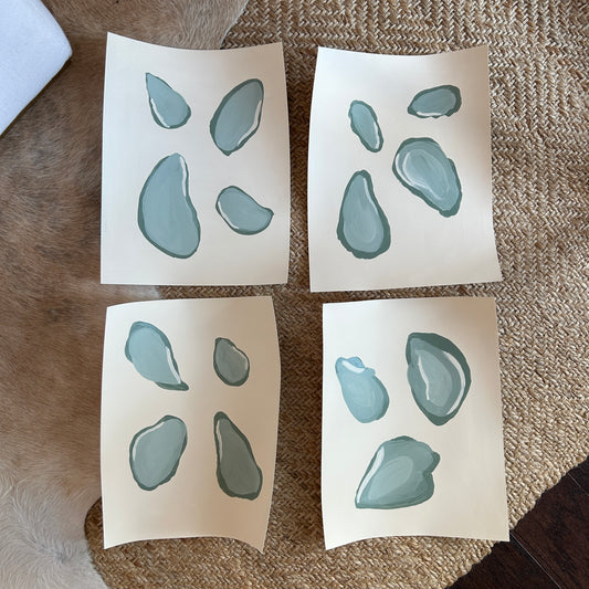 Oyster Study (set of 4)