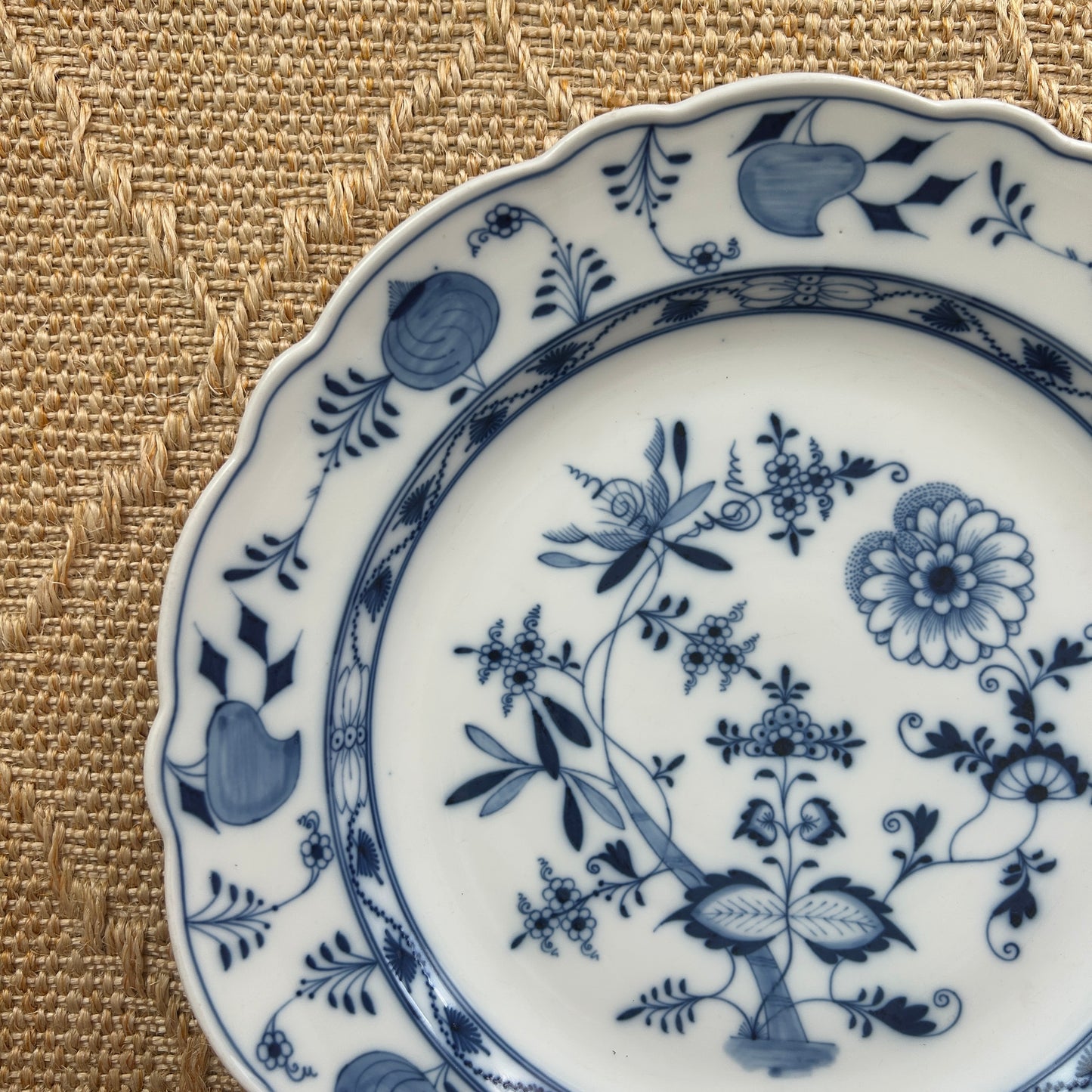 Antique Blue Onion Platter