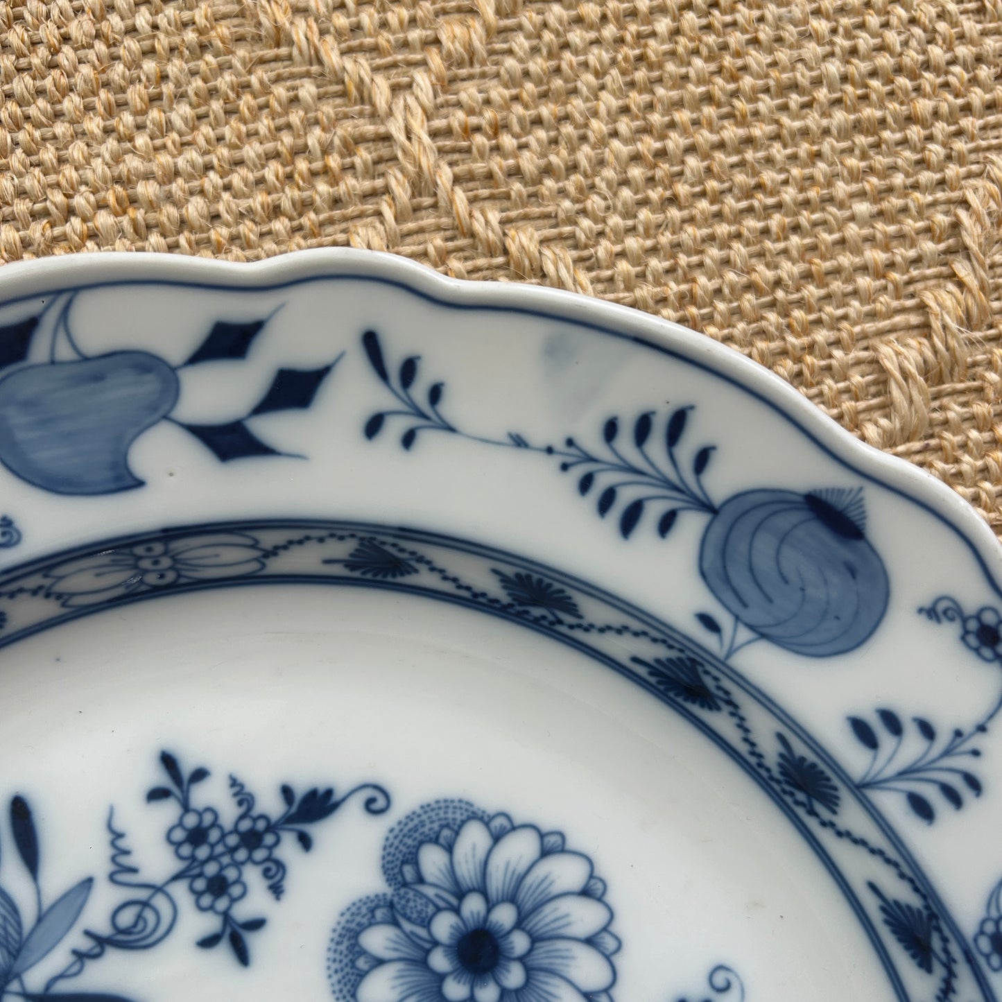 Antique Blue Onion Platter