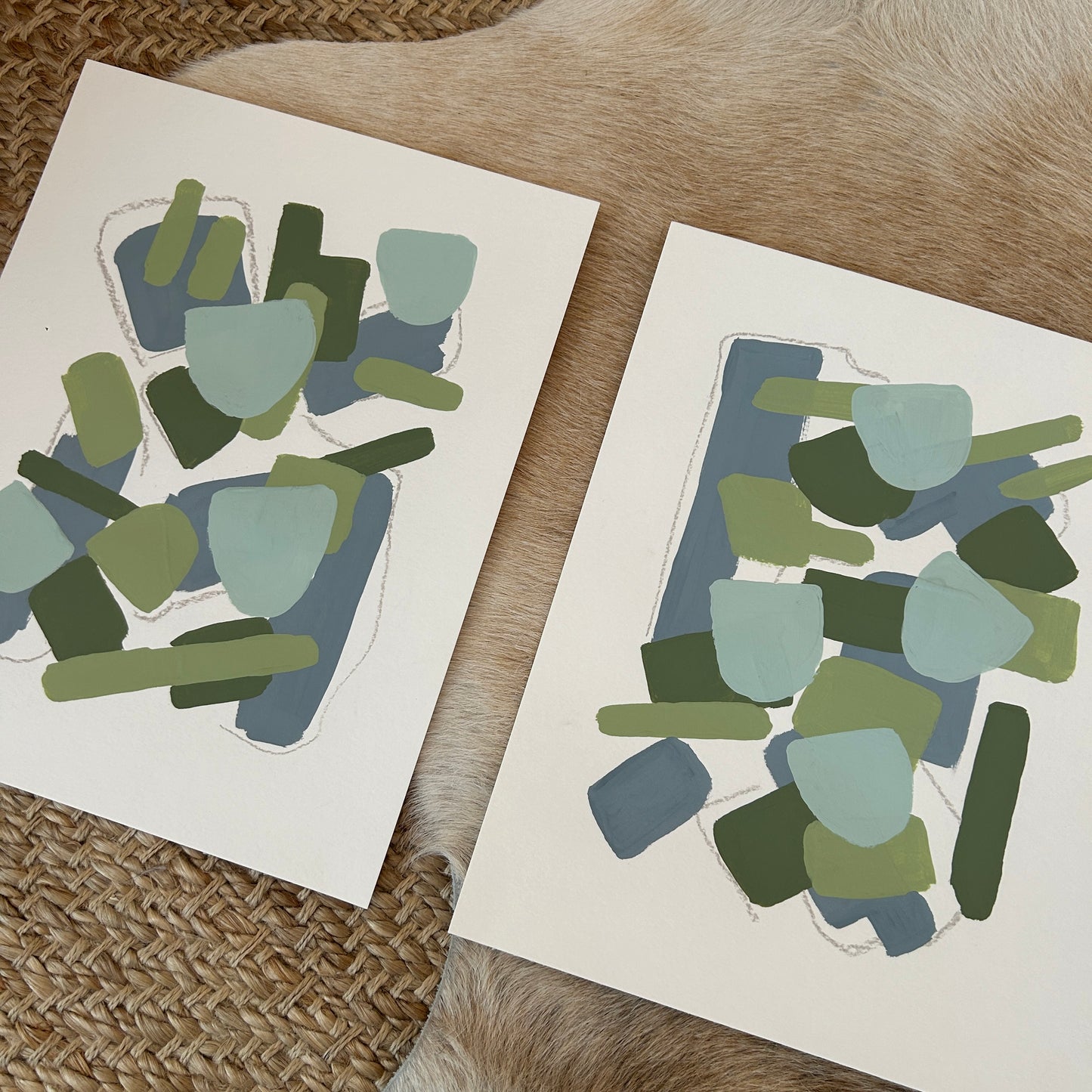 “Popsicles” (set of 2)